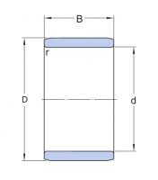 SKF IR 50X58X40 ložiskový kroužek