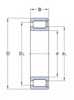 SKF NCF 2914 CV válečkové ložisko