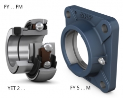 SKF FY 15 FM přírubová ložisková jednotka