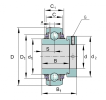 INA GE 70-XL-KTT-B ložisko