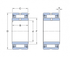 SKF NA 4900.2RS jehlové ložisko