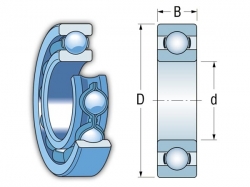 ZEN 6238 C3 kuličkové ložisko