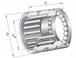 INA NX 35-Z-XL ložisko