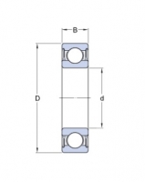 SKF 61909-2RZ kuličkové ložisko