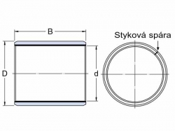 SKF PCM 12012560 E pouzdro kluzné, ocel-PTFE