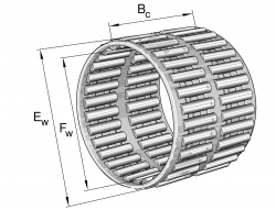 INA K 40X45X30-ZW jehlová klec