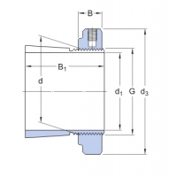 SKF HA 318 E upínací pouzdro