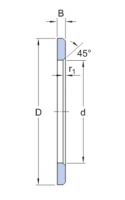 SKF GS 81105 axiální ložiskový kroužek