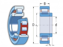 KINEX NH 312 válečkové ložisko