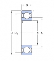 SKF 626-2Z kuličkové ložisko