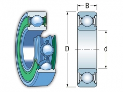 Nachi 63/22 X-2NSLC3 kuličkové ložisko