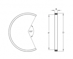 SKF FRB 10/140 polohovací kroužek