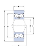 SKF 305706 C-2Z ložisková kladka